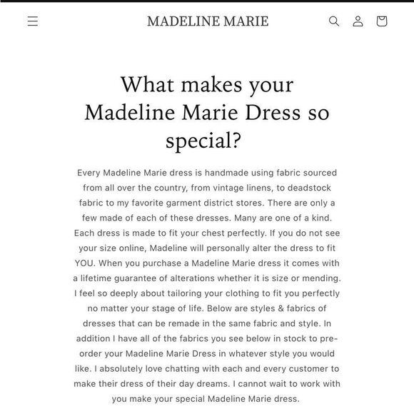 Madeline Marie Customized Handmade NYC graphic Puff Sleeve Baby Doll Dress - Picture 2 of 7